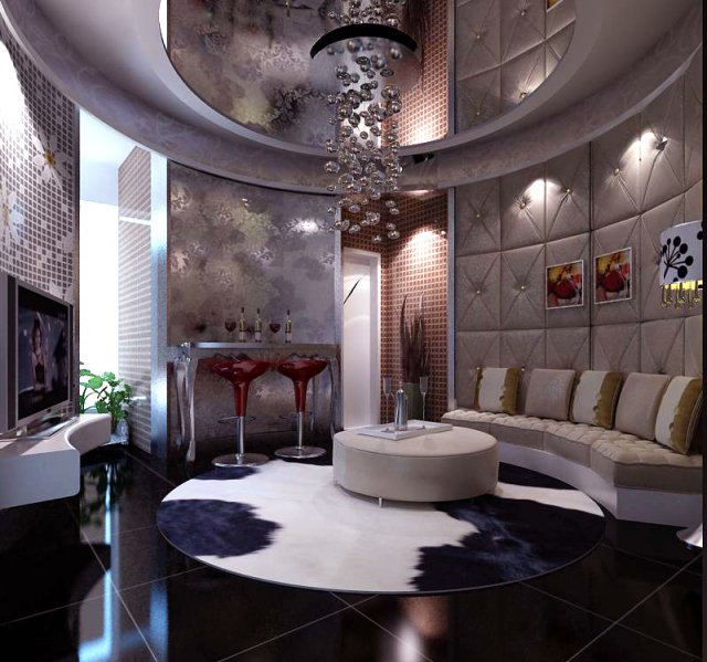 bar 105 Model 3D .c4d .max .obj .3ds .fbx .stl .blend 