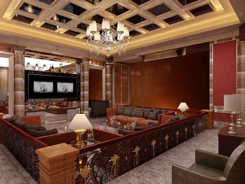 bar 108 3D Model .c4d .max .obj .3ds .fbx .stl .blend 
