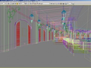 corridor 002 Modello 3D