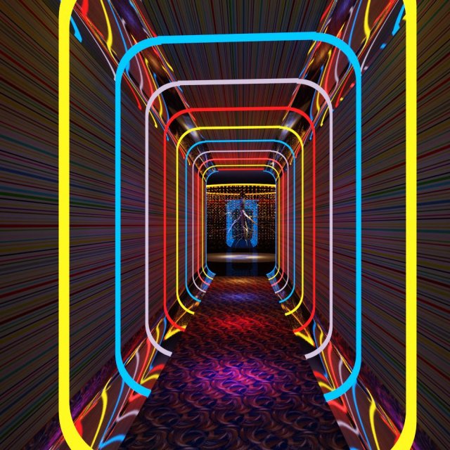 corridor 011 3D Модель .c4d .max .obj .3ds .fbx .stl .blend 