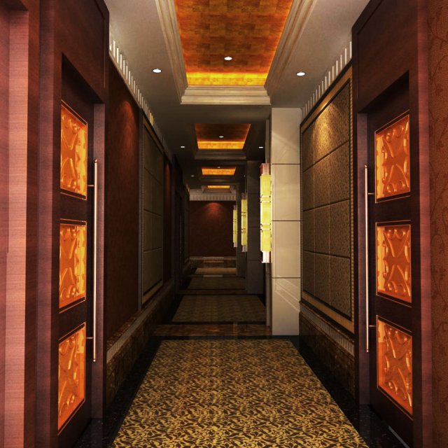 corridor 014 Modelo 3D .c4d .max .obj .3ds .fbx .stl .blend 