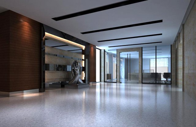 corridor 018 3D Модель .c4d .max .obj .3ds .fbx .stl .blend 