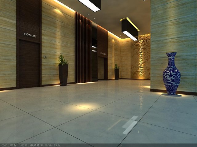 corridor 020 3Dモデル .c4d .max .obj .3ds .fbx .stl .blend
