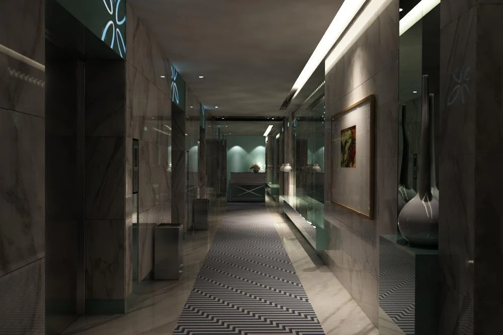 corridor 021 3D Model .c4d .max .obj .3ds .fbx .stl .blend 