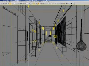corridor 021 3D Model