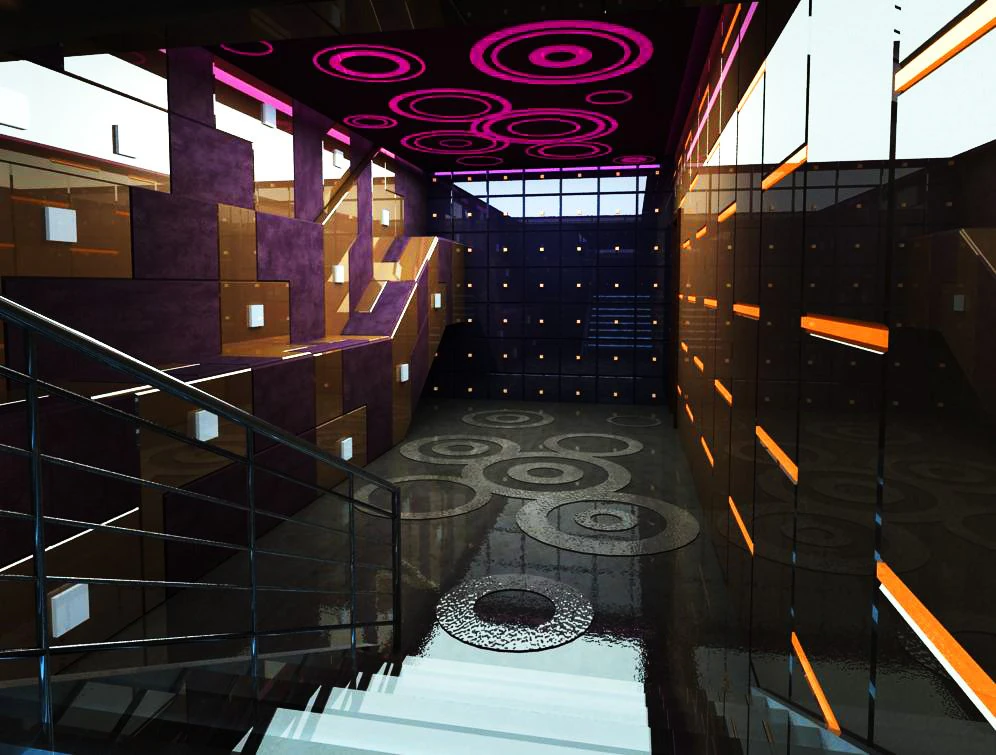 corridor 024 3D Model .c4d .max .obj .3ds .fbx .stl .blend 