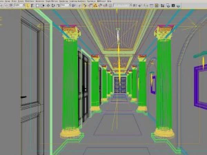 corridor 027 3D Model