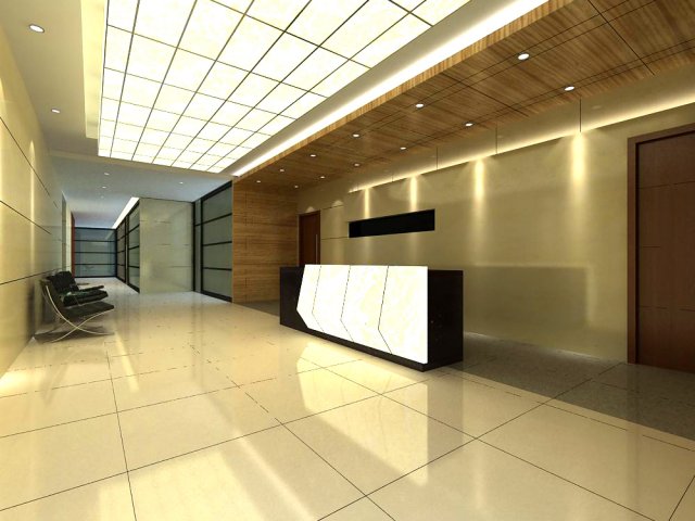 corridor 030 3D Model .c4d .max .obj .3ds .fbx .stl .blend 