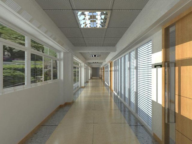 corridor 034 3D मॉडल .c4d .max .obj .3ds .fbx .stl .blend 