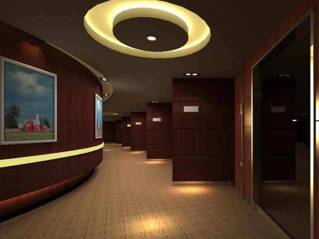 corridor 035 Model 3D .c4d .max .obj .3ds .fbx .stl .blend