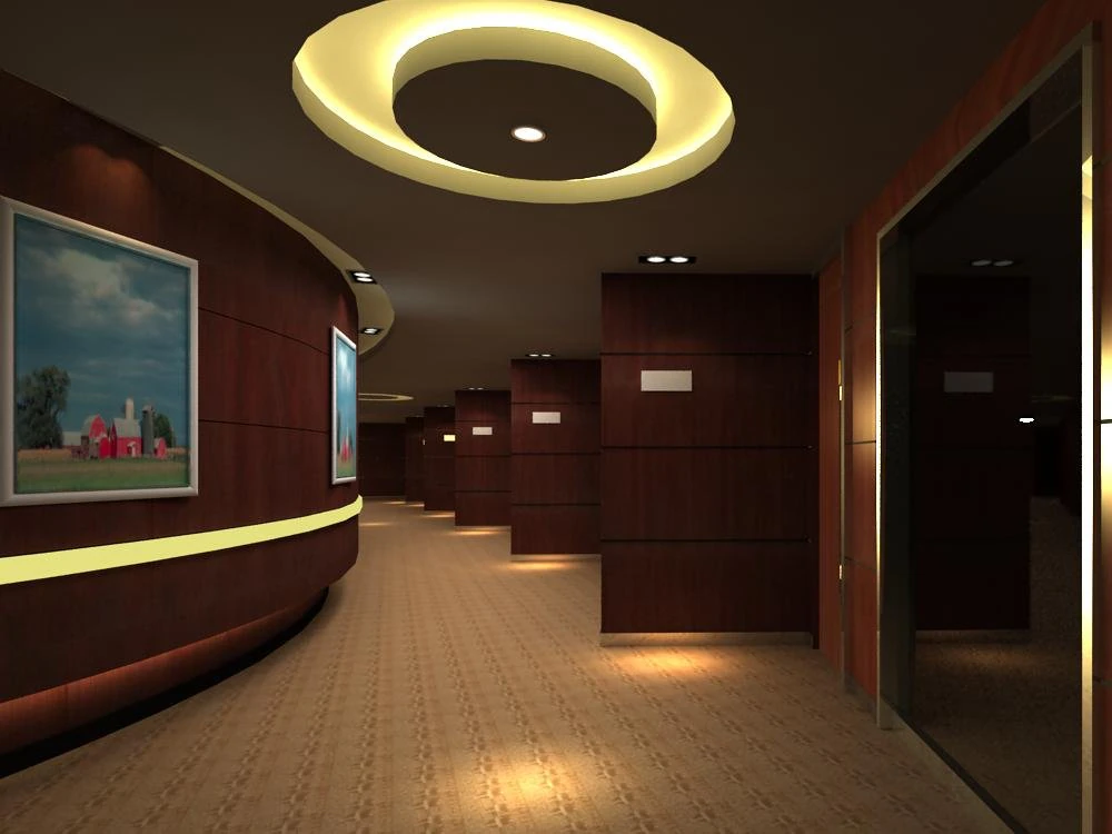 corridor 035 3D Model .c4d .max .obj .3ds .fbx .stl .blend 