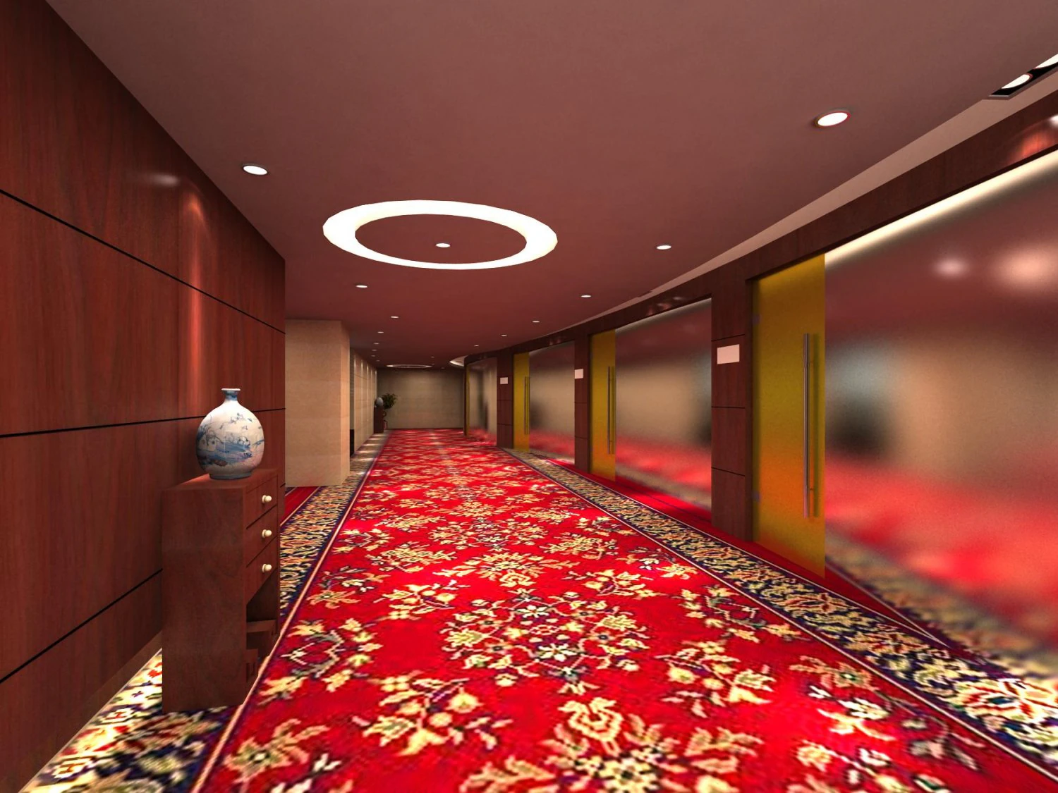 corridor 040 3D Model .c4d .max .obj .3ds .fbx .stl .blend 