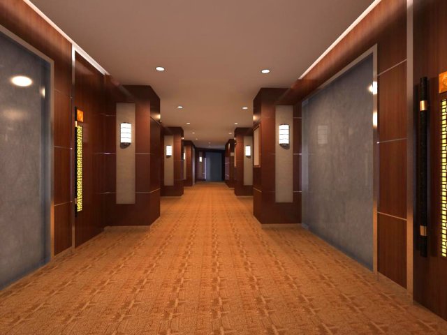 corridor 041 Modelo 3D .c4d .max .obj .3ds .fbx .stl .blend 