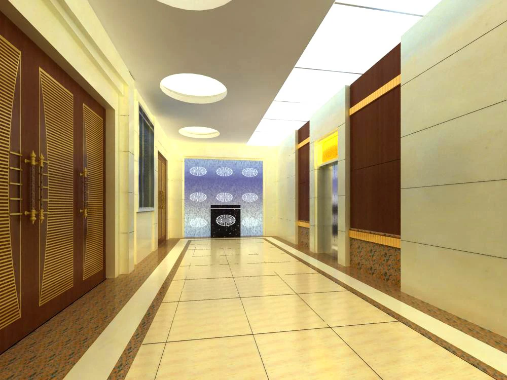 corridor 046 3D Model .c4d .max .obj .3ds .fbx .stl .blend