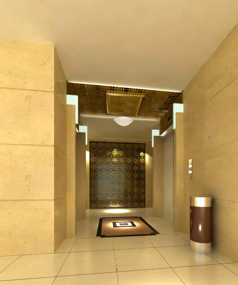 corridor 049 3D Model .c4d .max .obj .3ds .fbx .stl .blend 