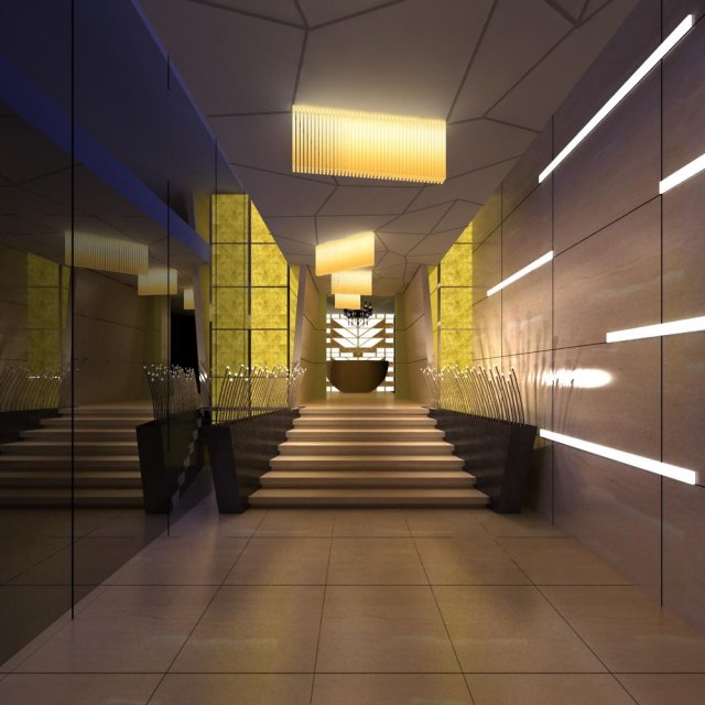 corridor 050 Modèle 3D .c4d .max .obj .3ds .fbx .stl .blend 
