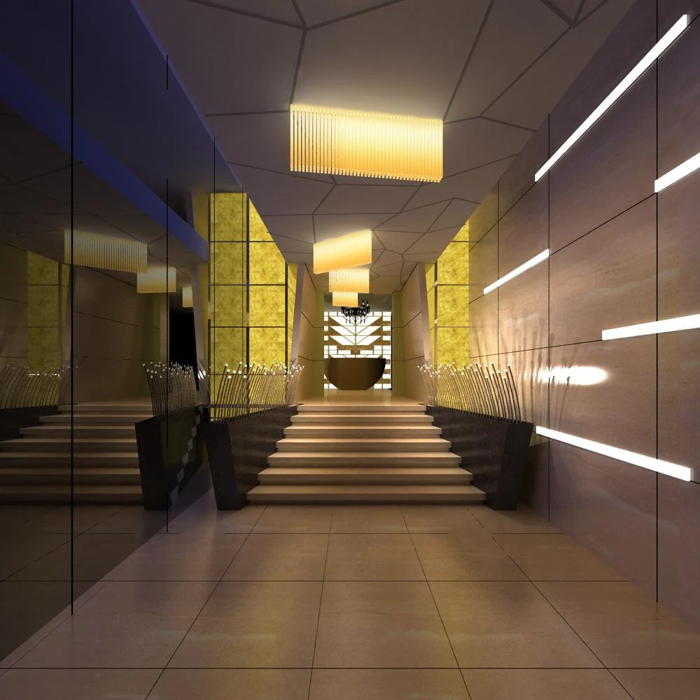 corridor 050 3D Model .c4d .max .obj .3ds .fbx .stl .blend 
