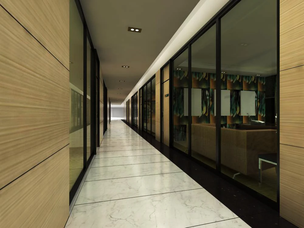 corridor 055 3D Model .c4d .max .obj .3ds .fbx .stl .blend 