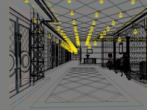 corridor 056 Modello 3D
