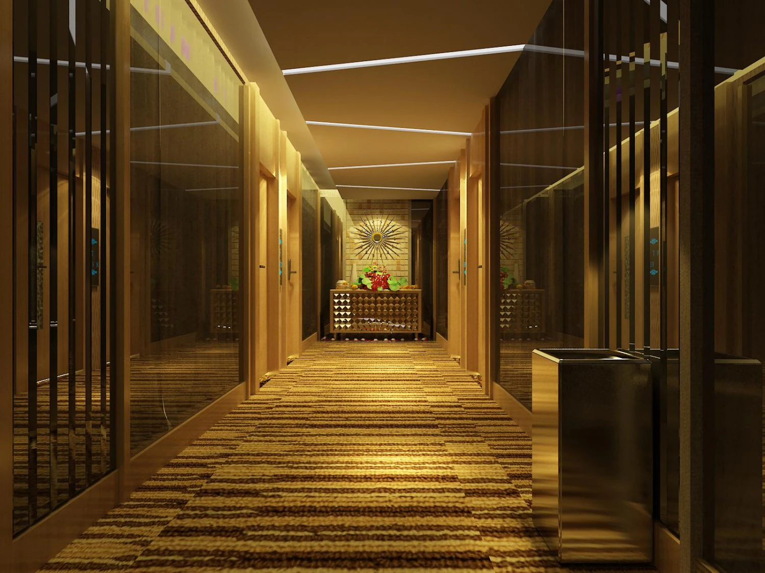 corridor 059 3D Model .c4d .max .obj .3ds .fbx .stl .blend 