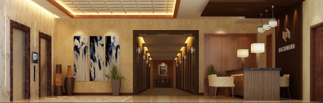 corridor 060 Modello 3D .c4d .max .obj .3ds .fbx .stl .blend 