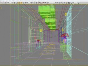 elevator space 007 Modello 3D