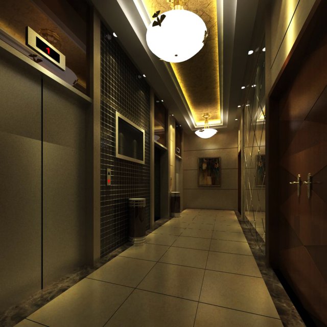 elevator space 012 Modello 3D .c4d .max .obj .3ds .fbx .stl .blend 