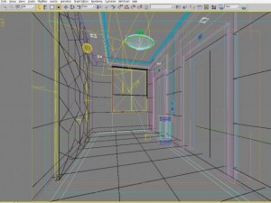 elevator space 019 Modello 3D