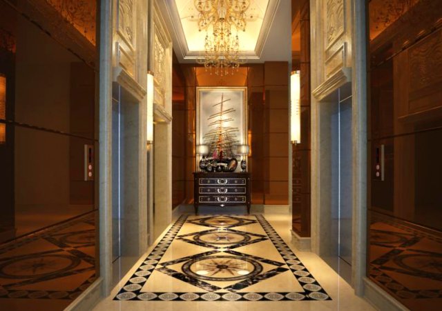 elevator space 021 3D Model .c4d .max .obj .3ds .fbx .stl .blend