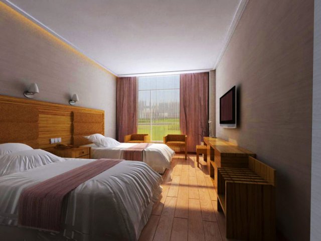 guest room 003 Model 3D .c4d .max .obj .3ds .fbx .stl .blend 