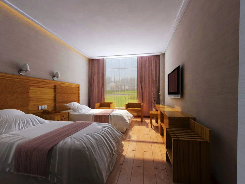guest room 003 3D Model .c4d .max .obj .3ds .fbx .stl .blend 