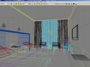 guest room 003 Model 3D