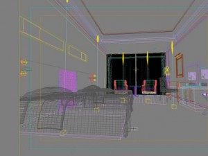 guest room 011 Model 3D