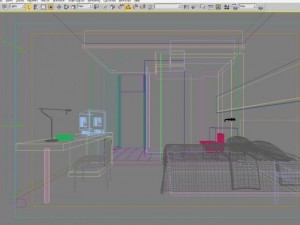 guest room 015 Modello 3D