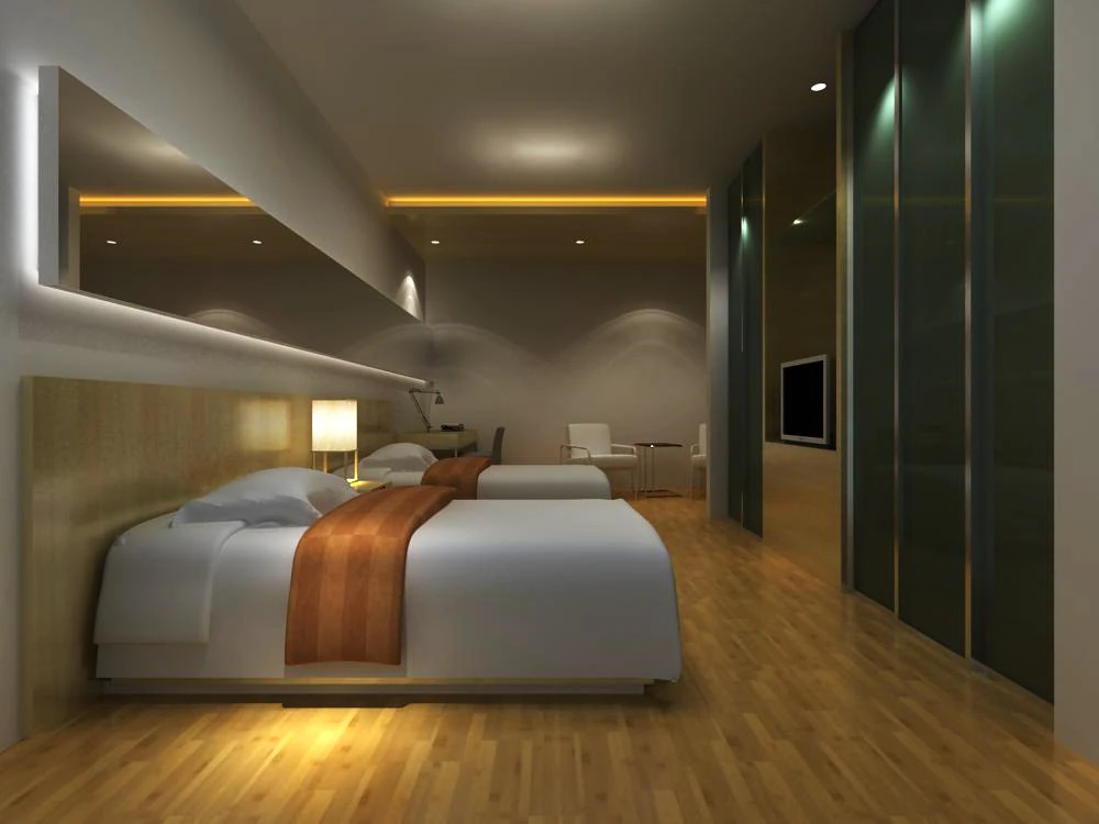 guest room 016 3D Model .c4d .max .obj .3ds .fbx .stl .blend