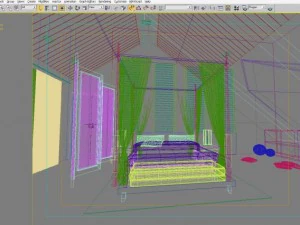 guest room 017 3D Model