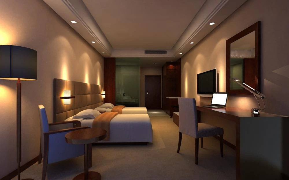 guest room 018 3D Model .c4d .max .obj .3ds .fbx .stl .blend 