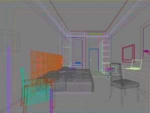 guest room 018 Modelo 3D