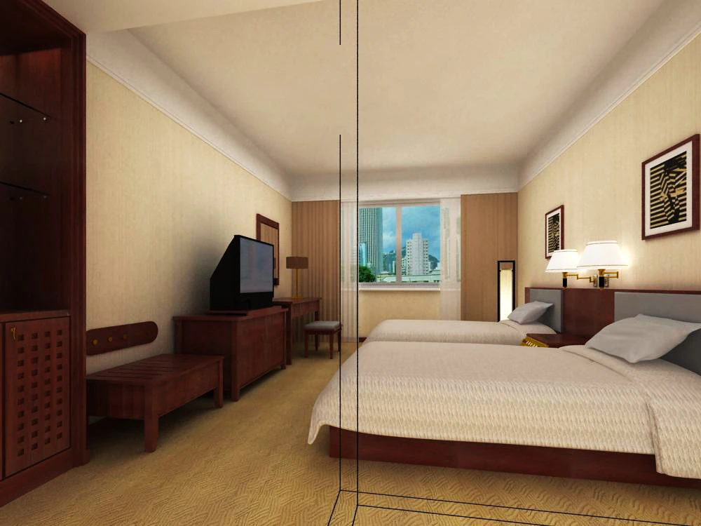 guest room 026 3D Model .c4d .max .obj .3ds .fbx .stl .blend 