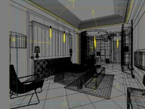 guest room 028 3D Model