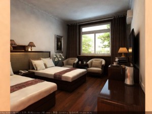 guest room 029 Model 3D