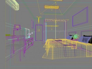guest room 031 3D 模型