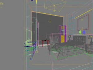 guest room 032 3D Model