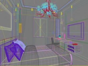 guest room 041 Model 3D
