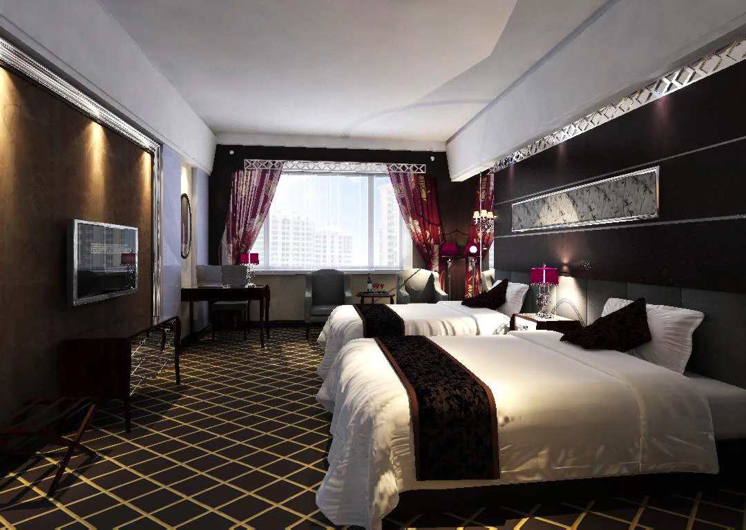 guest room 043 3D Model .c4d .max .obj .3ds .fbx .stl .blend 