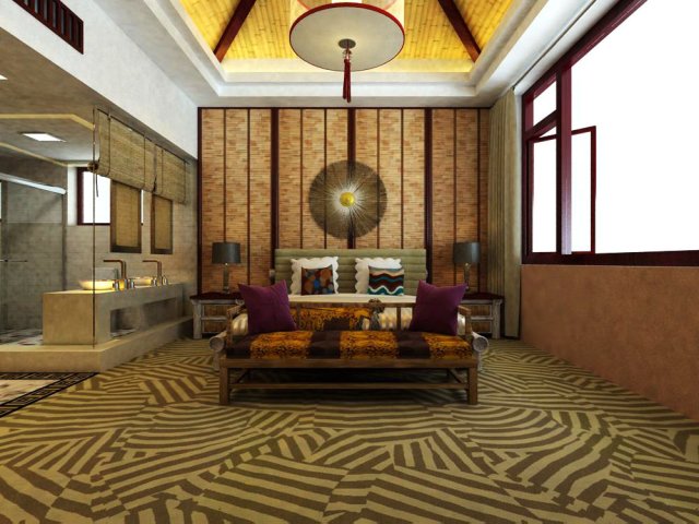 guest room 045 3Dモデル .c4d .max .obj .3ds .fbx .stl .blend 