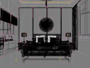 guest room 045 3D Model