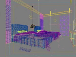 guest room 046 3D Model