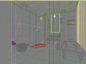 guest room bathroom 001 Modello 3D