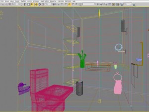 guest room bathroom 002 3D Model